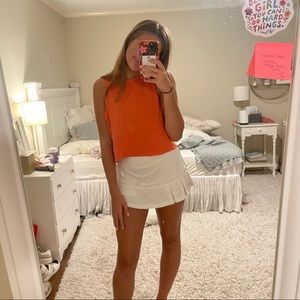 White Nike tennis skirt